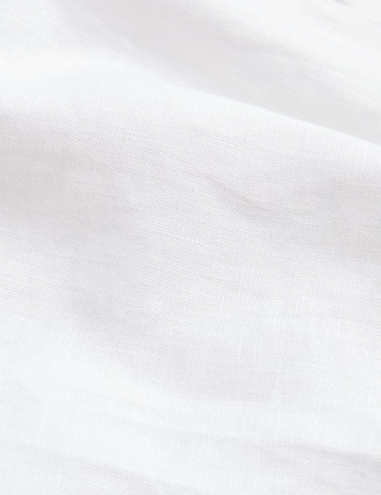 Ted Baker Toloca - Oversized Linen Shirt T-shirts Damen Weiß | 350478-WRO
