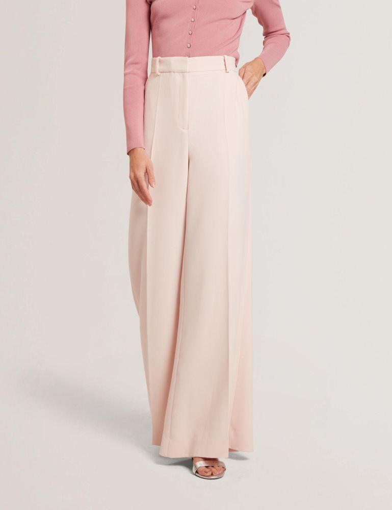 Ted Baker Tragat - Ultra Wide Leg Woven Tailored Trousers Anzüge Damen Rosa | 457213-EKT