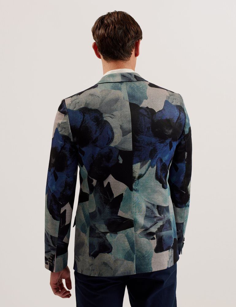Ted Baker Walkerj - Printed Floral Pique Jersey Blazer Blazer Herren Mehrfarbig | 049528-UHD