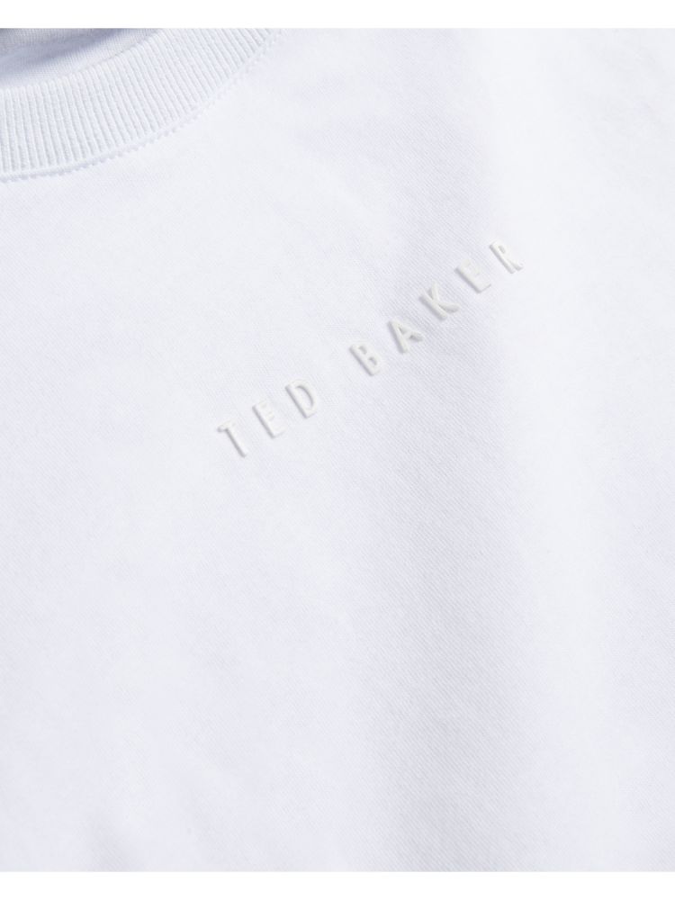 Ted Baker Wiskin - Short Sleeve Regular Branded T-shirt Oberteile Herren Weiß | 521748-XLN