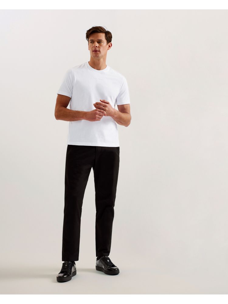 Ted Baker Wiskin - Short Sleeve Regular Branded T-shirt Oberteile Herren Weiß | 521748-XLN